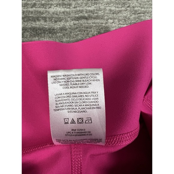 Gapfit Leggings Womens XXL Pink‎ Pull On Polyester Blend Cropped Athleisure - Picture 11 of 11